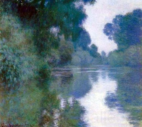 Claude Monet Branch of the Seine near Giverny, Norge oil painting art